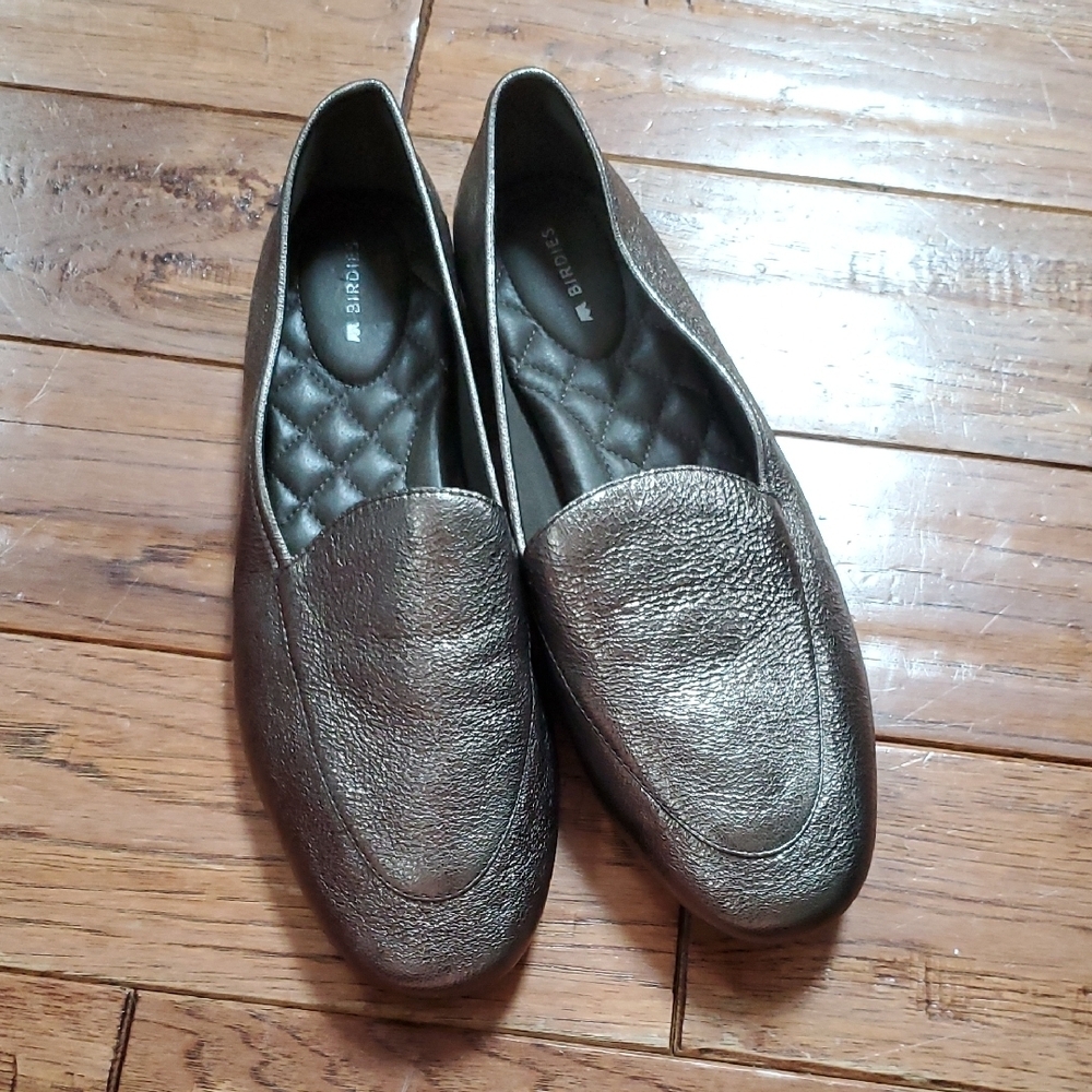 Birdies Vespar Pewter Slip-On Loafers